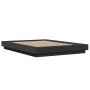 Estructura de cama madera de ingeniería negra 120x190 cm de vidaXL, Camas y somieres - Ref: Foro24-3281232, Precio: 155,78 €,...