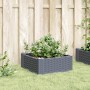 Jardinera con clavijas PP gris 42,5x42,5x28,5 cm de vidaXL, Maceteros y jardineras - Ref: Foro24-368004, Precio: 21,99 €, Des...