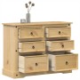 Corona chest of drawers solid pine wood 120x48x91 cm by vidaXL, Storage trunks - Ref: Foro24-4005677, Price: 235,68 €, Discou...