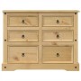 Corona chest of drawers solid pine wood 120x48x91 cm by vidaXL, Storage trunks - Ref: Foro24-4005677, Price: 235,68 €, Discou...