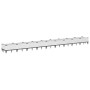 Planter with white PP pegs 362.5x42.5x28.5 cm by vidaXL, Pots and planters - Ref: Foro24-368025, Price: 81,48 €, Discount: %