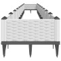 Planter with white PP pegs 362.5x42.5x28.5 cm by vidaXL, Pots and planters - Ref: Foro24-368025, Price: 81,48 €, Discount: %