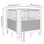 Pflanzgefäß mit weißen PP-Heringen 43,5 x 43,5 x 43,5 cm von vidaXL, Töpfe und Pflanzgefäße - Ref: Foro24-368010, Preis: 32,9...