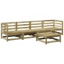 Garden sofa set 5 pieces impregnated pine wood by vidaXL, Garden sets - Ref: Foro24-3299282, Price: 273,99 €, Discount: %