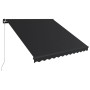 Manual retractable awning with anthracite gray LED 300x250 cm by vidaXL, Awnings - Ref: Foro24-3051243, Price: 254,39 €, Disc...