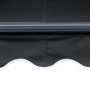 Manual retractable awning with anthracite gray LED 300x250 cm by vidaXL, Awnings - Ref: Foro24-3051243, Price: 254,39 €, Disc...