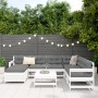 Garden sofa set 8 pieces solid white pine wood by vidaXL, Garden sets - Ref: Foro24-3250613, Price: 566,68 €, Discount: %