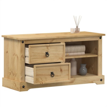 Corona TV-Schrank aus massivem Kiefernholz 100x40x52 cm von vidaXL, TV-Möbel - Ref: Foro24-4005668, Preis: 123,86 €, Rabatt: %