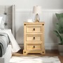 Corona bedside table solid pine wood 45x35x64 cm by vidaXL, Nightstands - Ref: Foro24-4005656, Price: 79,21 €, Discount: %