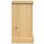 Mesita de noche Corona madera maciza de pino 45x35x64 cm de vidaXL, Mesitas de noche - Ref: Foro24-4005656, Precio: 79,21 €, ...