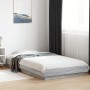 Estructura cama con luces LED madera gris Sonoma 100x200 cm de vidaXL, Camas y somieres - Ref: Foro24-3281117, Precio: 156,44...