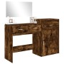 Smoked Oak Engineered Wood 3-Piece Vanity Set by vidaXL, Bedroom furniture sets - Ref: Foro24-3276522, Price: 166,53 €, Disco...