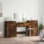 Smoked Oak Engineered Wood 4-Piece Vanity Set by vidaXL, Bedroom furniture sets - Ref: Foro24-3276529, Price: 238,75 €, Disco...