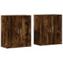 Engineered wood sideboard 2 pcs smoked oak 60x31x70cm by vidaXL, Sideboards - Ref: Foro24-3276543, Price: 115,91 €, Discount: %