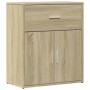 Aparador de madera de ingeniería 2 uds roble Sonoma 60x31x70 cm de vidaXL, Aparadores - Ref: Foro24-3276548, Precio: 128,03 €...