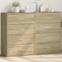 Sideboards 2 pcs engineered wood Sonoma oak 60x31x84 cm by vidaXL, Sideboards - Ref: Foro24-3276583, Price: 163,46 €, Discoun...