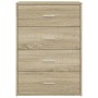 Aparadores 2 uds madera de ingeniería roble Sonoma 60x31x84 cm de vidaXL, Aparadores - Ref: Foro24-3276583, Precio: 168,98 €,...