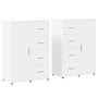 Aparadores 2 unidades madera de ingeniería blanco 60x31x84 cm de vidaXL, Aparadores - Ref: Foro24-3276588, Precio: 234,45 €, ...