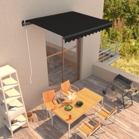 Anthracite gray manual retractable awning 300x250 cm by vidaXL, Awnings - Ref: Foro24-3051237, Price: 192,77 €, Discount: %