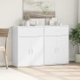 Sideboards 2 pcs white engineered wood 60x30x84 cm by vidaXL, Sideboards - Ref: Foro24-3276595, Price: 143,59 €, Discount: %