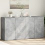 Sideboards 2 pcs concrete gray engineered wood 79x38x80 cm by vidaXL, Sideboards - Ref: Foro24-3276605, Price: 173,31 €, Disc...