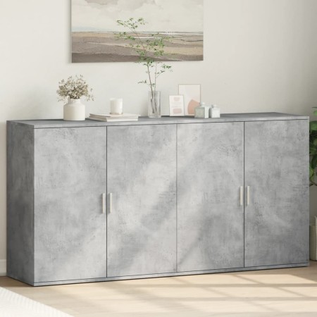 Sideboards 2 Stück betongraues Holzwerkstoff 79x38x80 cm von vidaXL, Sideboards - Ref: Foro24-3276605, Preis: 181,74 €, Rabat...