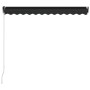 Anthracite gray manual retractable awning 300x250 cm by vidaXL, Awnings - Ref: Foro24-3051237, Price: 202,12 €, Discount: %