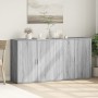 Sideboards 2 pcs Sonoma gray engineered wood 79x38x80 cm by vidaXL, Sideboards - Ref: Foro24-3276607, Price: 194,12 €, Discou...