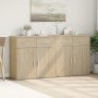 Sideboards 2 pcs engineered wood Sonoma oak 79x38x80 cm by vidaXL, Sideboards - Ref: Foro24-3276618, Price: 215,40 €, Discoun...