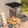 Toldo retráctil automático gris antracita 350x250 cm de vidaXL, Toldos - Ref: Foro24-3051229, Precio: 408,19 €, Descuento: %