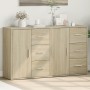 Engineered wood sideboard 2 pcs Sonoma oak 60x31x70 cm by vidaXL, Sideboards - Ref: Foro24-3276555, Price: 150,48 €, Discount: %