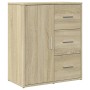 Aparador de madera de ingeniería 2 uds roble Sonoma 60x31x70 cm de vidaXL, Aparadores - Ref: Foro24-3276555, Precio: 150,48 €...