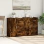 Sideboard aus Holzwerkstoff, 2 Stück, geräucherte Eiche, 60 x 31 x 70 cm von vidaXL, Sideboards - Ref: Foro24-3276557, Preis:...