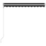 Toldo retráctil automático gris antracita 350x250 cm de vidaXL, Toldos - Ref: Foro24-3051229, Precio: 397,32 €, Descuento: %