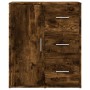 Aparador de madera de ingeniería 2 uds roble ahumado 60x31x70cm de vidaXL, Aparadores - Ref: Foro24-3276557, Precio: 150,48 €...