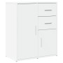 Aparador de madera de ingeniería 2 uds blanco 60x31x70 cm de vidaXL, Aparadores - Ref: Foro24-3276560, Precio: 158,16 €, Desc...