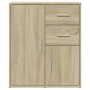 Aparador de madera de ingeniería 2 uds roble Sonoma 60x31x70 cm de vidaXL, Aparadores - Ref: Foro24-3276562, Precio: 160,10 €...