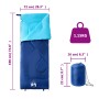 Adult Camping Sleeping Bag 3 Seasons by vidaXL, Sleeping bag - Ref: Foro24-94459, Price: 33,00 €, Discount: %