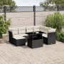 8-piece garden sofa set and black synthetic rattan cushions by vidaXL, Garden sets - Ref: Foro24-3266756, Price: 575,36 €, Di...