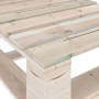 Juego de muebles de jardín de palets 8 piezas madera de pino