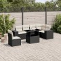 7-piece garden sofa set with black synthetic rattan cushions by vidaXL, Garden sets - Ref: Foro24-3269196, Price: 548,78 €, D...