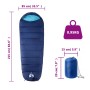 Adult Camping Mummy Sleeping Bag 3 Seasons by vidaXL, Sleeping bag - Ref: Foro24-94467, Price: 28,69 €, Discount: %