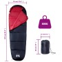 Adult Camping Mummy Sleeping Bag 3 Seasons by vidaXL, Sleeping bag - Ref: Foro24-94486, Price: 32,17 €, Discount: %