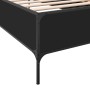 Estructura de cama madera de ingeniería y metal negra 90x190 cm de vidaXL, Camas y somieres - Ref: Foro24-844986, Precio: 90,...