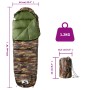 Saco de dormir tipo momia de camping para adultos 3 estaciones de vidaXL, Sacos de dormir - Ref: Foro24-94517, Precio: 32,21 ...