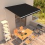 Toldo retráctil manual gris antracita 400x300 cm de vidaXL, Toldos - Ref: Foro24-3051215, Precio: 301,25 €, Descuento: %