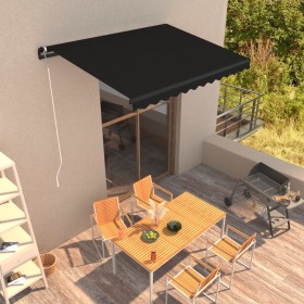 Anthracite gray automatic retractable awning 350x250 cm by vidaXL, Awnings - Ref: Foro24-3051250, Price: 328,01 €, Discount: %