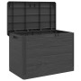 Anthracite gray polypropylene cushion trunk 77.5x44.5x53 cm by vidaXL, Outdoor storage boxes - Ref: Foro24-366602, Price: 70,...