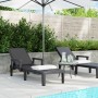 Black polypropylene lounger 159x68x83.5 cm by vidaXL, Loungers - Ref: Foro24-4008102, Price: 100,93 €, Discount: %