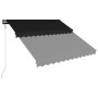 Anthracite gray automatic retractable awning 350x250 cm by vidaXL, Awnings - Ref: Foro24-3051250, Price: 328,01 €, Discount: %